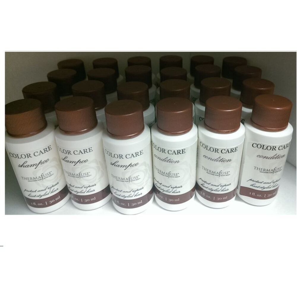 Thermafuse Color Care Shampoo 1oz & Conditioner 1oz Pack of 12 Travel Size